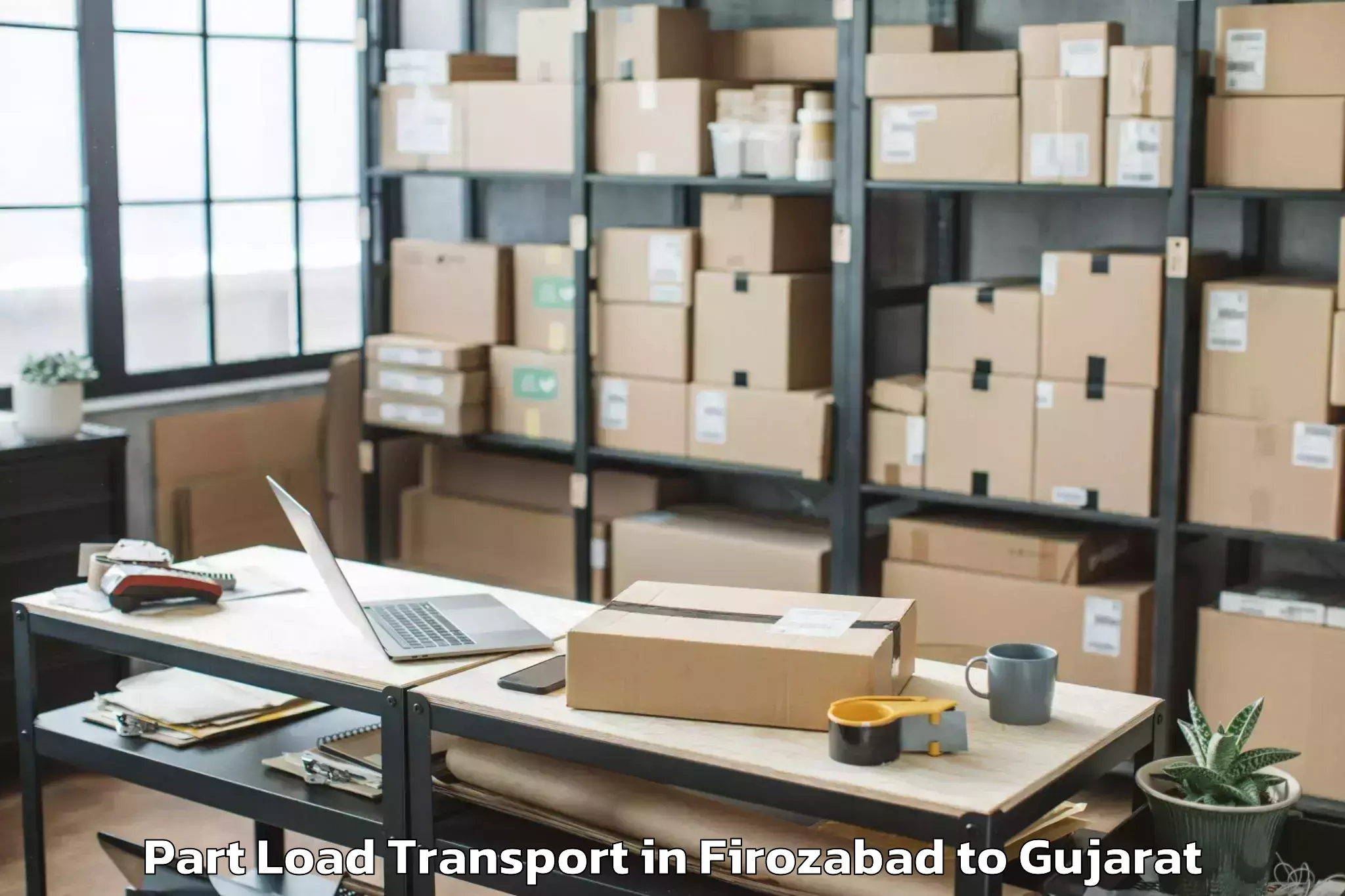 Hassle-Free Firozabad to Kherka Gujar Part Load Transport